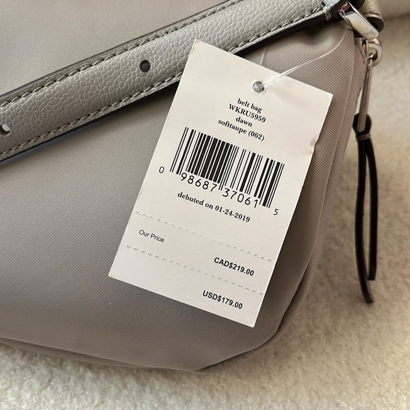 Kate Spade “Dawn” belt bag in taupe - Picture 2 of 4